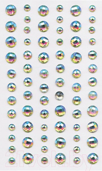 Изображение товара Набор страз декоративных Остров Сокровищ Кристалл / 661568 (72шт)