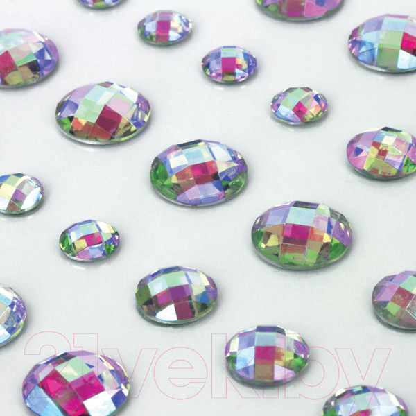 Изображение товара Набор страз декоративных Остров Сокровищ Кристалл / 661568 (72шт)