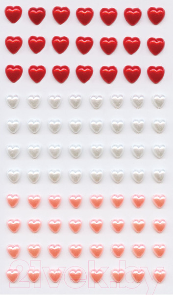 Изображение товара Набор страз декоративных Остров Сокровищ Сердце / 661572 (85шт)