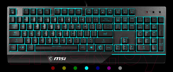 Изображение товара Клавиатура MSI Vigor GK30 RU / S11-04RU224-CLA (черный)