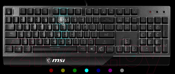 Изображение товара Клавиатура MSI Vigor GK30 RU / S11-04RU224-CLA (черный)