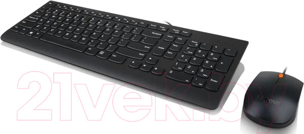 Изображение товара Комплект клавиатура и мышь Lenovo 300 U / GX30M39635 (черный)