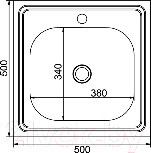 Изображение товара Мойка кухонная Mixline 527965