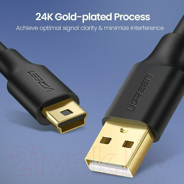 Изображение товара Кабель Ugreen US132 / 10355 (1м, черный)