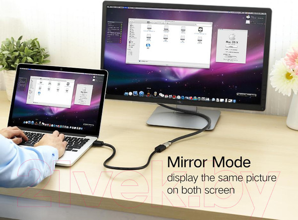 Изображение товара Удлинитель кабеля Ugreen HD107 / 10142 (2м, черный)