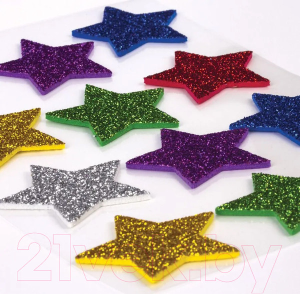 Изображение товара Набор наклеек для декорирования Остров Сокровищ Звезды / 661452 (12шт)