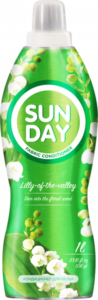 Изображение товара Кондиционер для белья Sunday Свежесть ландыша (1л)