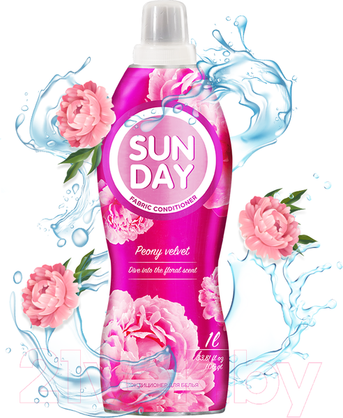 Изображение товара Кондиционер для белья Sunday Бархат пиона (1л)