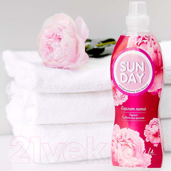 Изображение товара Кондиционер для белья Sunday Бархат пиона (1л)