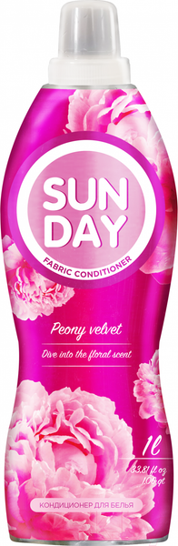 Изображение товара Кондиционер для белья Sunday Бархат пиона (1л)