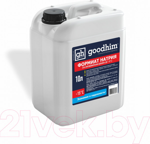 Изображение товара Противоморозная добавка GoodHim Формиат натрия ФН-25% / 63 (10л)