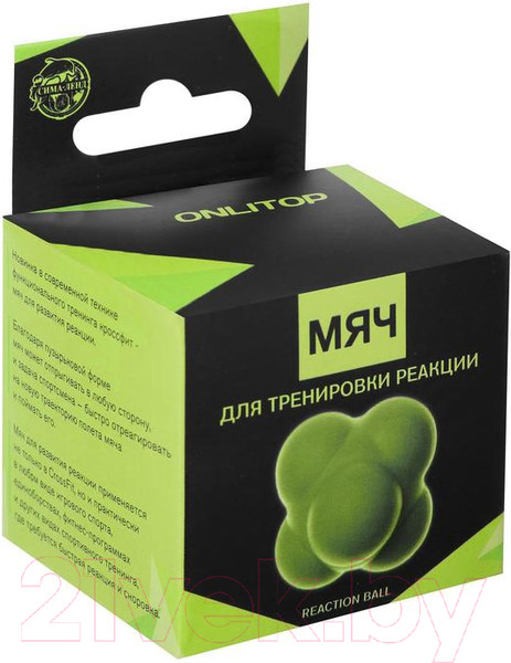Изображение товара Мяч для тренировки реакции Onlytop 5238697 (зеленый)