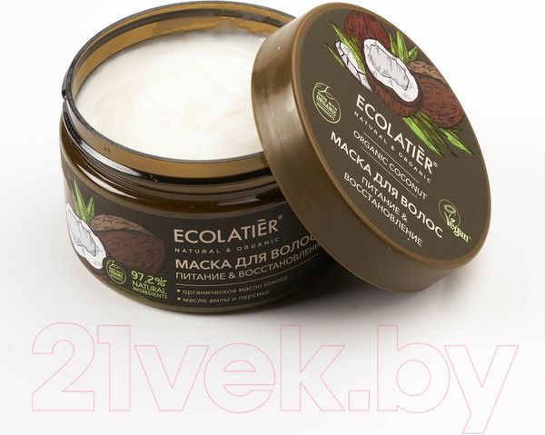 Изображение товара Маска для волос Ecolatier Green Coconut Питание & Восстановление (250мл)