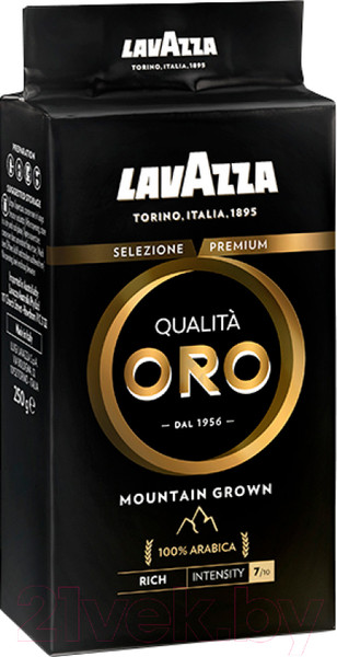 Изображение товара Кофе молотый Lavazza Qualita Oro Mountain Grown / 11718 (250г)