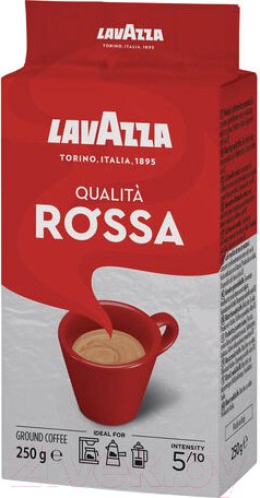 Изображение товара Кофе молотый Lavazza Qualita Rossa / 5643 (250г, в вакуумной упаковке)