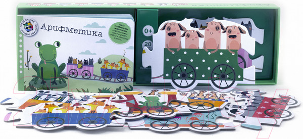 Изображение товара Развивающая книга Махаон Арифметика. Поезд знаний (Бьюкенс Л.)