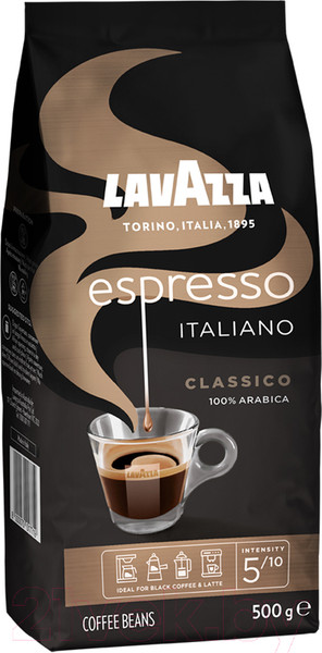 Изображение товара Кофе в зернах Lavazza Caffе Espresso / 6725 (500г)