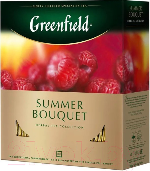 Изображение товара Чайный напиток GREENFIELD Summer Bouquet (100пак)