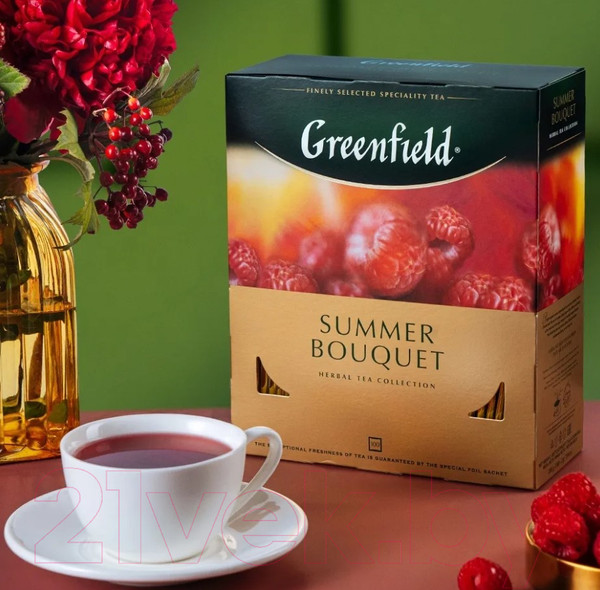 Изображение товара Чайный напиток GREENFIELD Summer Bouquet (100пак)