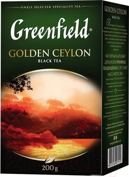 Изображение товара Чай листовой GREENFIELD Golden Ceylon черный / Nd-00001826 (200г)