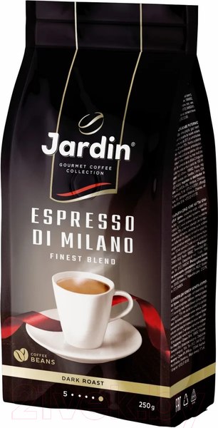 Изображение товара Кофе в зернах Jardin Эспрессо ди Милано / Nd-00001692 (250г )