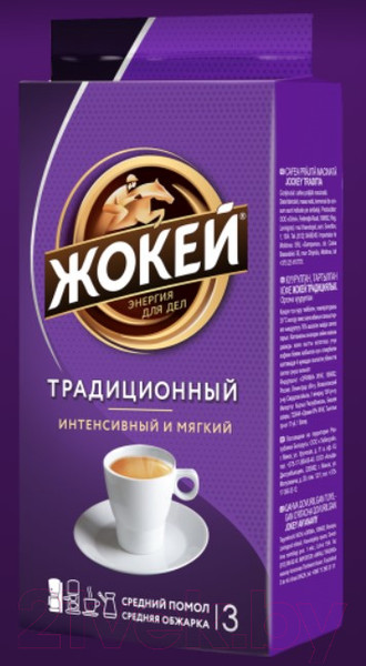 Изображение товара Кофе молотый Жокей Традиционный / Nd-00001639 (450г)