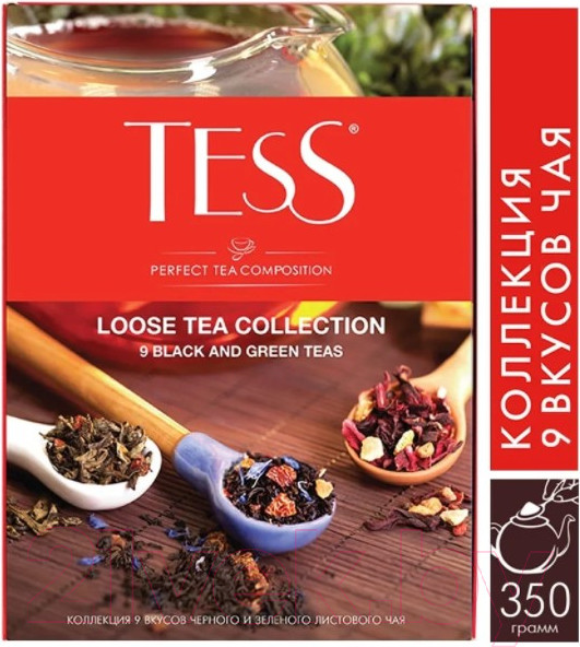 Изображение товара Чай пакетированный Tess Коллекция чая 9 видов / Nd-00017174