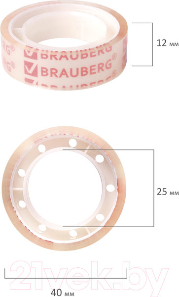 Изображение товара Скотч Brauberg 223122 (12цв)