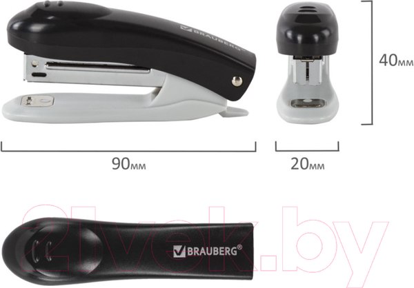 Изображение товара Степлер Brauberg Original / 222529 (черный)