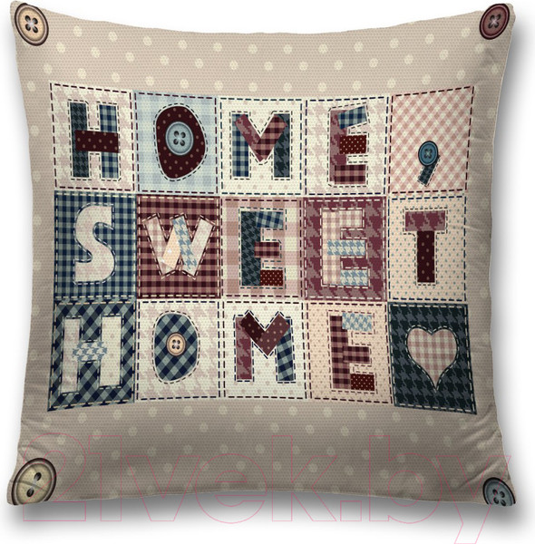 Изображение товара Наволочка декоративная JoyArty Дом, милый дом / sl_54682