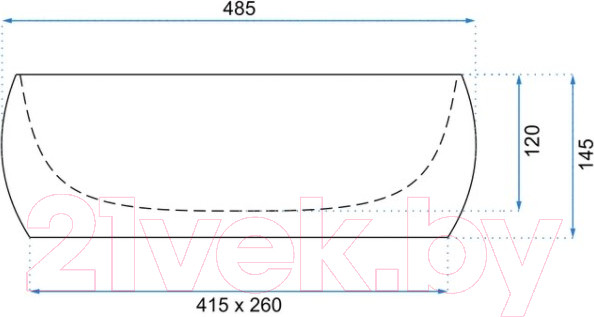 Изображение товара Умывальник REA Linda U2514