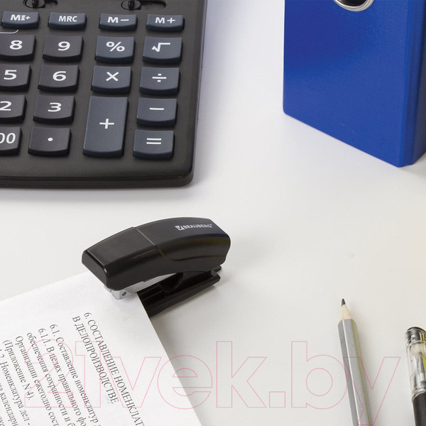 Изображение товара Степлер Brauberg Black Jack / 227762 (черный)