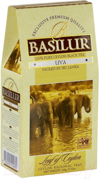 Изображение товара Чай листовой Basilur Лист Цейлона Ува черный / 4135 (100г)