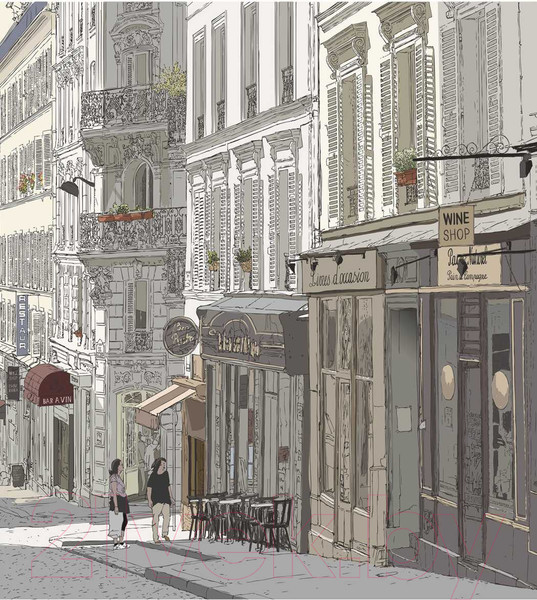 Изображение товара Наволочка декоративная JoyArty Уютная улица / sl_10525