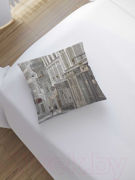 Изображение товара Наволочка декоративная JoyArty Уютная улица / sl_10525