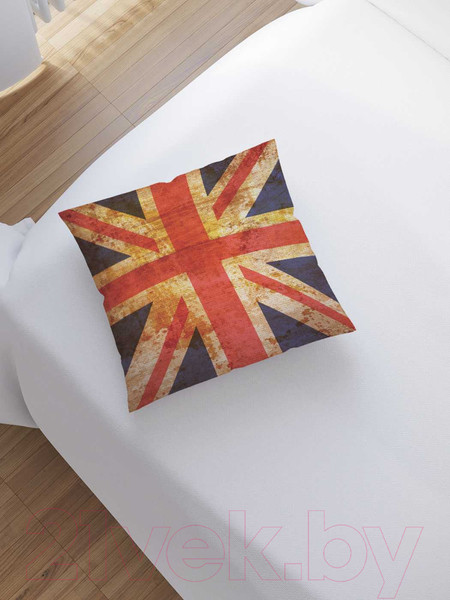 Изображение товара Наволочка декоративная JoyArty Британский флаг / sl_3753