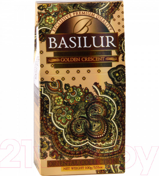 Изображение товара Чай листовой Basilur Oriental Collection Золотой месяц черный / 6566 (100г)