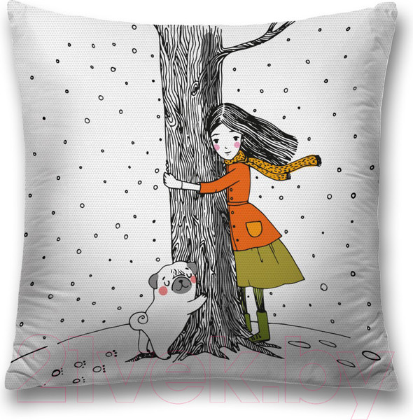 Изображение товара Наволочка декоративная JoyArty Двойные объятия / sl_27970