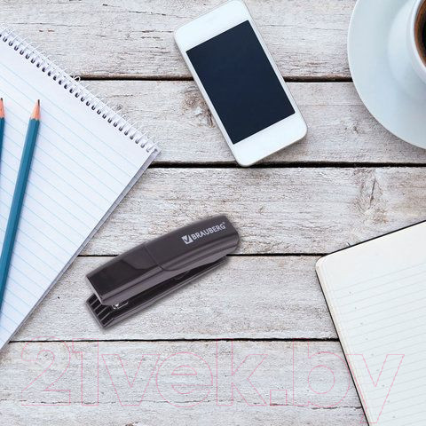 Изображение товара Степлер Brauberg Black Jack / 227763 (черный)