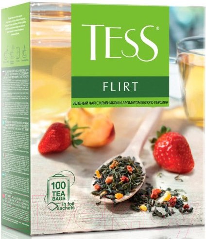 Изображение товара Чай пакетированный Tess Flirt зеленый / Nd-00013584 (100пак)