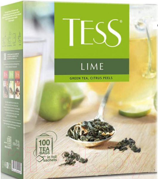 Изображение товара Чай листовой Tess Lime зеленый / Nd-00001852 (100пак)