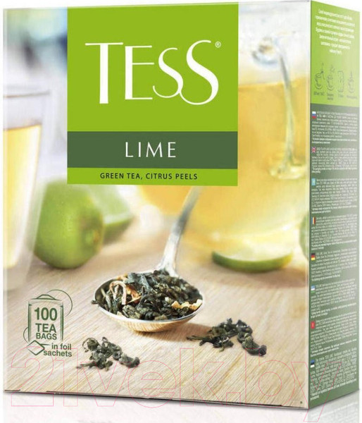 Изображение товара Чай листовой Tess Lime зеленый / Nd-00001852 (100пак)