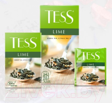 Изображение товара Чай листовой Tess Lime зеленый / Nd-00001852 (100пак)