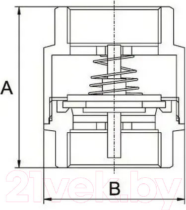 Изображение товара Обратный клапан магистральный Tim 1/2" / JH1010