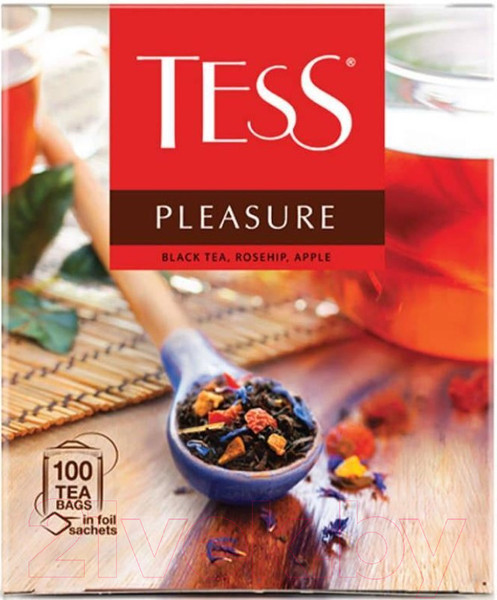 Изображение товара Чай пакетированный Tess Pleasure черный / Nd-00001851 (100пак)