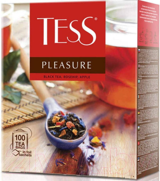 Изображение товара Чай пакетированный Tess Pleasure черный / Nd-00001851 (100пак)
