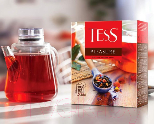 Изображение товара Чай пакетированный Tess Pleasure черный / Nd-00001851 (100пак)
