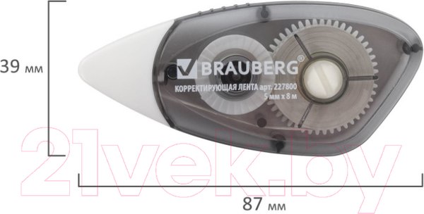 Изображение товара Корректор для текста Brauberg Black&White / 227800