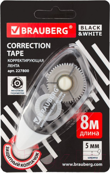 Изображение товара Корректор для текста Brauberg Black&White / 227800