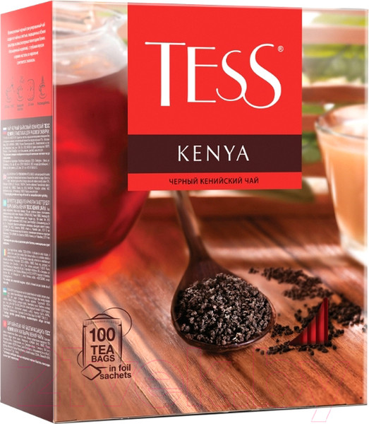 Изображение товара Чай пакетированный Tess Kenya черный / Nd-00014713 (100пак)